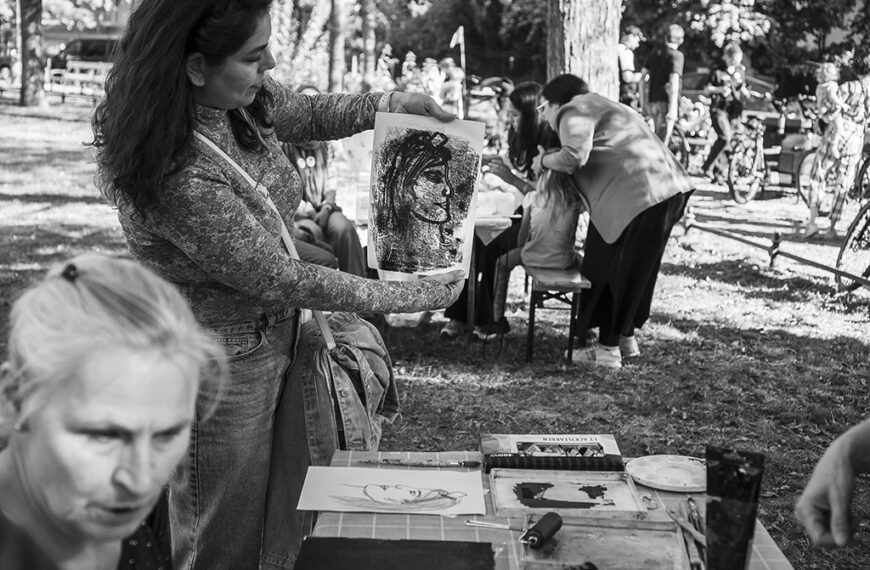 “Zeig mir was, was ich nicht sehe” – gemeinsam Portraits drucken